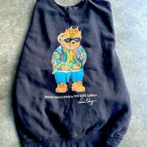 Ralph Lauren crew neck sweatshirt. Black good condition. Size Medium